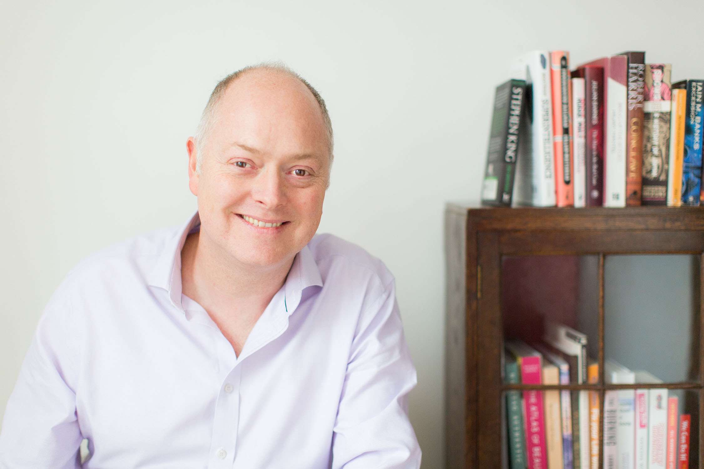 Lifestyle photography headshot for literary business